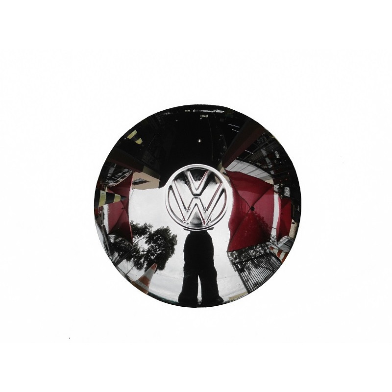 Calota Roda 5 Furos Cromada Fusca Kombi Karmann Ghia - Unitária