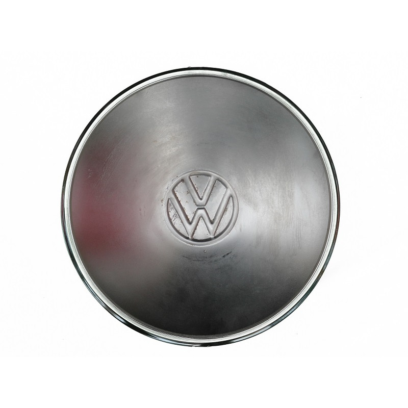 Calota Roda 5 Furos Cromada Fusca Kombi Karmann Ghia - Unitária - Imagem 4