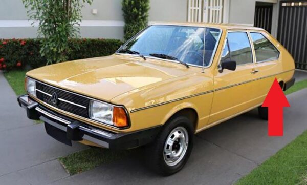 Lateral Traseira Esquerda Passat 79 À 88 - Imagem 6