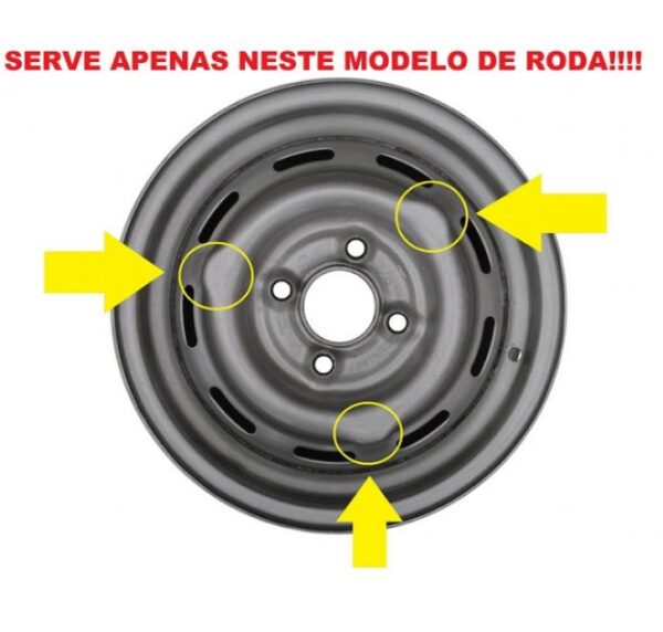 Calota Chevette Tubarão até 1977 Restaurada Original- Jogo - Image 7