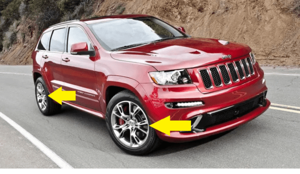 Roda Aro 20 x 9 Jeep Cherokee SRT8 Usada - Jogo - Image 10