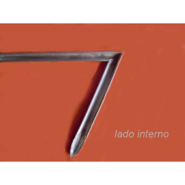 Friso Lateral Cromado Chevrolet Brasil 1958 à 1963 - Par - Imagem 3