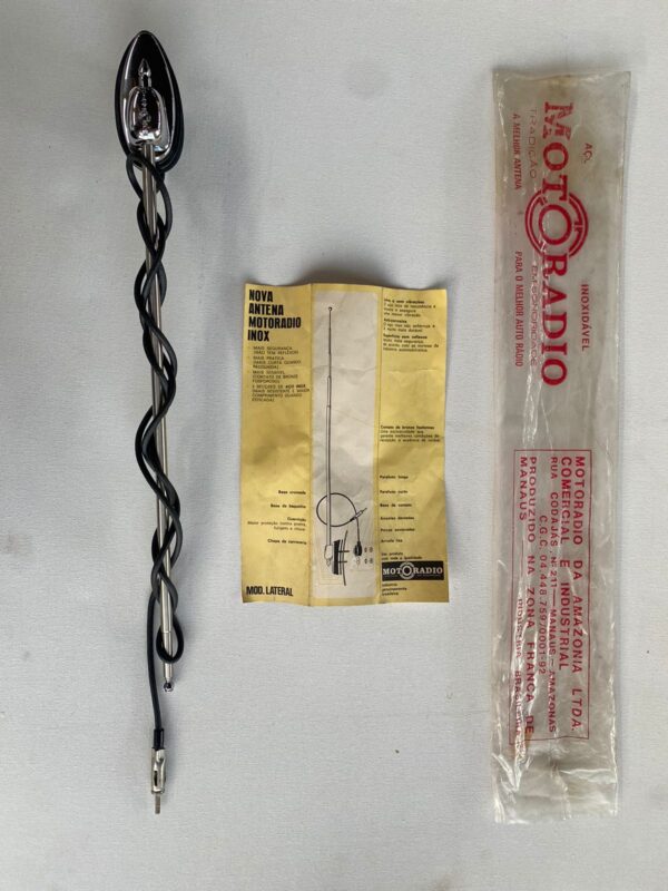 Antena Vw Kombi Corujinha Clipper Motoradio Antiga Original Cromada