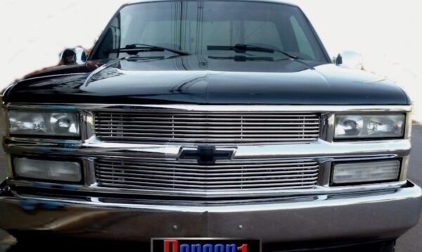 Sobregrade inox silverado 2 peças