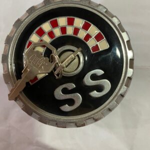 Tampa Tanque Opala Cromada Ss Gargalo Comodoro Gasolina Gm (reproduçao)