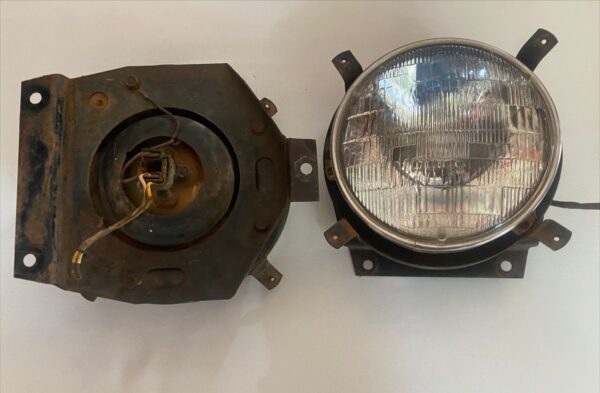 Par farol Original A10 C10 D10 C14 Veraneio conta com lente do farol Original De fabrica general electric - Imagem 5