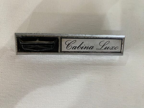 Emblema Ford F-100 Cabina Luxo até 1982 Original Usado