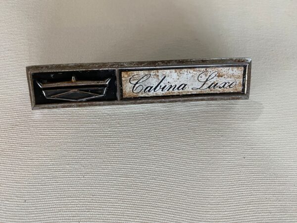 Emblema Ford F-100 Cabina Luxo até 1982 Original Usado