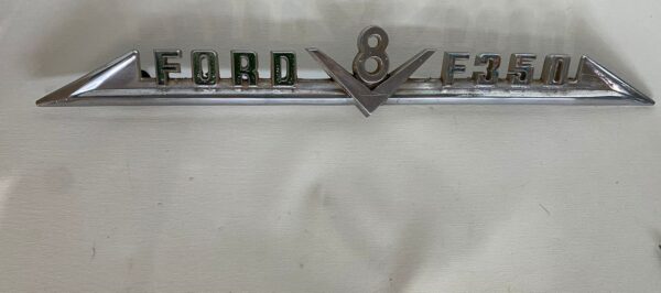 Emblema Ford F-350 V8 1965 À 1968 Original Usado
