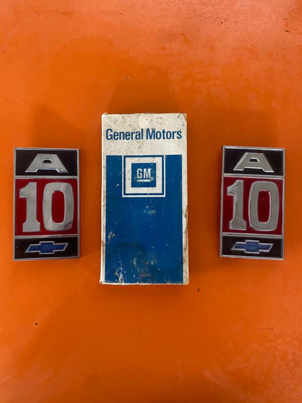 Emblema Lateral Chevrolet A-10 Original GM Novo - Imagem 3