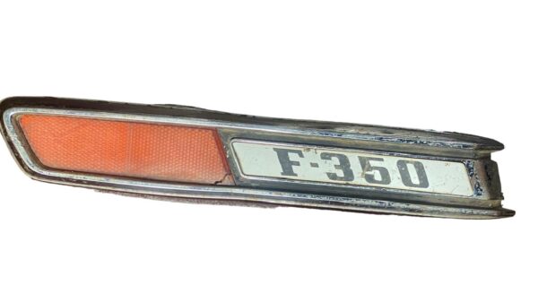 Emblema Esquerdo Capô F-350 72 à 79 Original Usado
