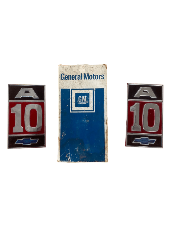 Emblema Lateral Chevrolet A-10 Original GM Novo - Imagem 2