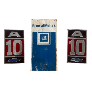 Emblema Lateral Chevrolet A-10 Original GM Novo