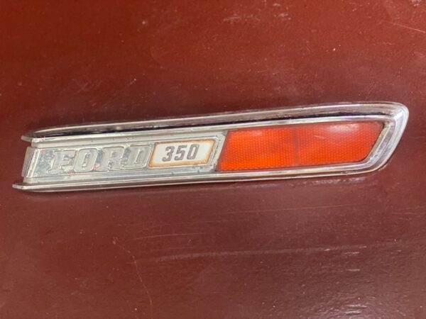 Emblema Capô Ford F-350 72 à 79 Original Usado – Par - Imagem 7