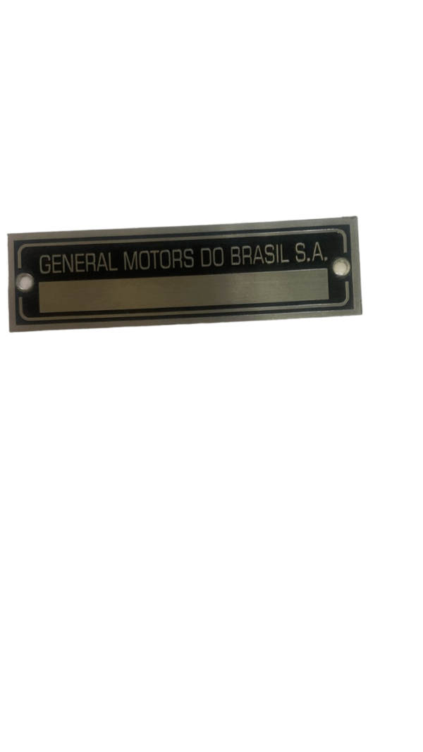 Plaqueta Nº Chassi P/ Chevette Placa General Motors Brasi