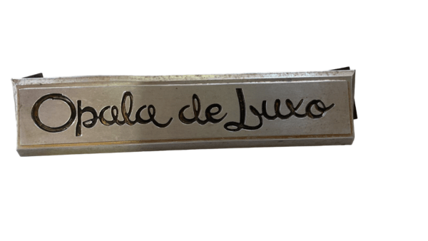 Emblema Plaqueta Lateral Paralama Opala De Luxo 1973 À 1978