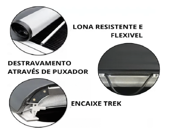 Capota Marítima L200 Triton 07 A 11 2012 2013 2014 16 Trek - Imagem 4